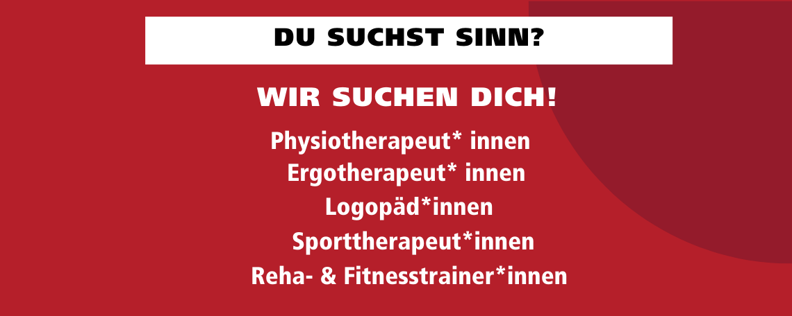 Initiativbewerbung für unsere  Praxen & Therapiezentren, 1. Bild